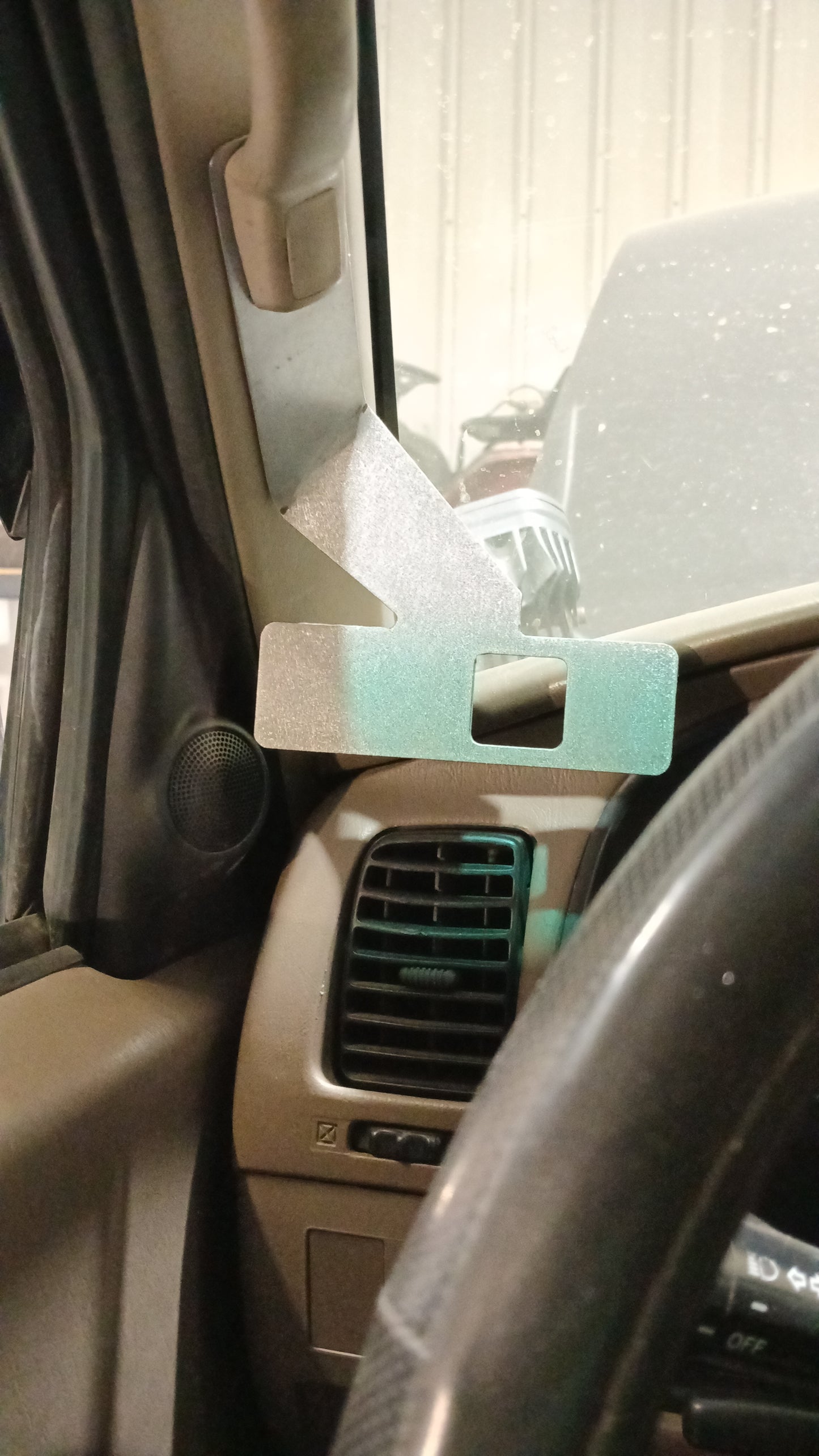 1996-2000 Toyota Tacoma ScanGauge II Mount | CNC Cut Steel | Satin Black