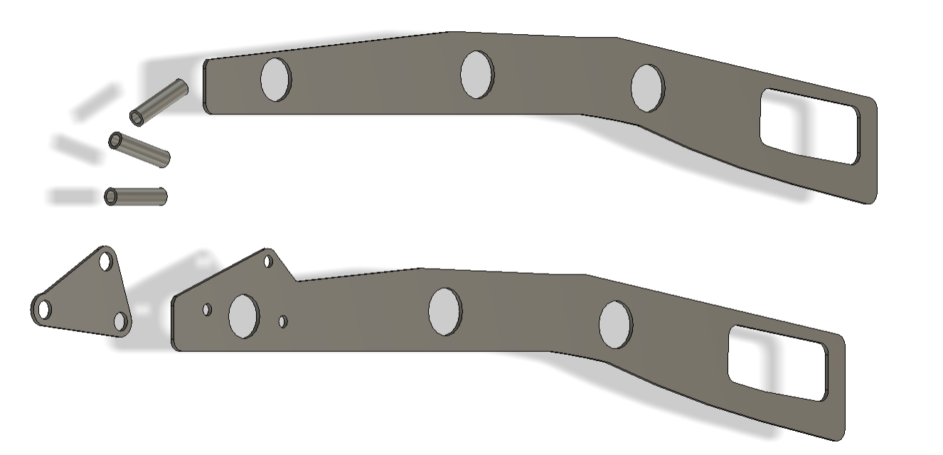 Tacoma Frame Plates W/ IFS Box Mount